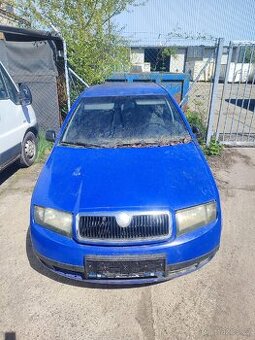 Škoda Fabia 1 hatchback modrá barva 1.2 htp 1.4mpi