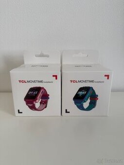 Chytré hodinky TCL movetime Family Watch 42 Blue/Pink