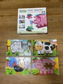 Dřevěné puzzle Andreu toys