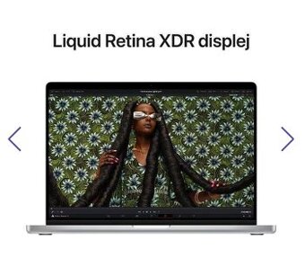 MacBook Pro 16", Apple M2 Pro 12jádrové CPU, 19jádrové GPU