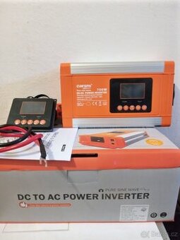 Prodám měnič napětí Carspa čistá sinus 12V/230V 700W