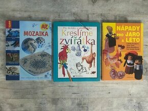 3x kniha - tvoření, top stav, cena 60 Kč/ks