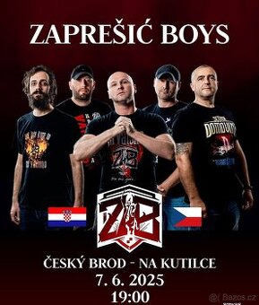 Koncert Zaprešić Boys - 07.06. v Českém Brodě