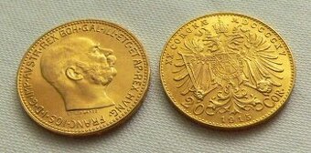 Investiční mince 20 korun 1915
