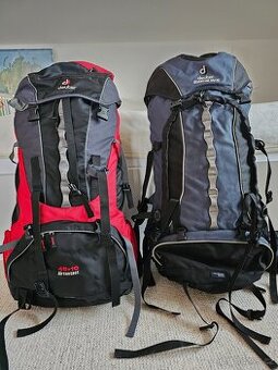 Turistický batoh Deuter Aircontact 55 + 1 modrý