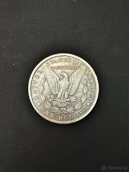 Stříbrný dolar Morgan 1878 CC – Carson City, 7 ocasních per