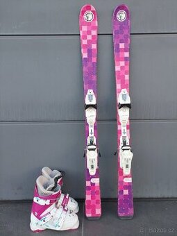 Dívčí lyže SPORTEN, 120 cm + lyžáky NORDICA