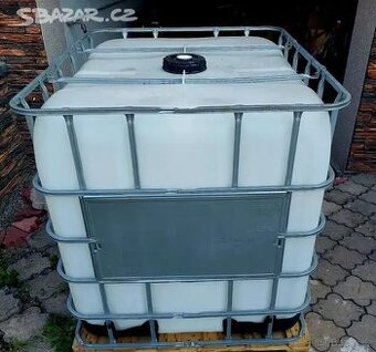 IBC barel na vodu, 1000 l, jako nový - 1
