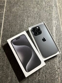 iPhone 15 PRO 128GB - Bat. 90%, KRÁSNÝ STAV