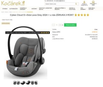 Cybex Cloud G i-Size Lava Grey