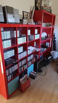 IKEA Expedit 4x4 a 2x policová skříň Lack