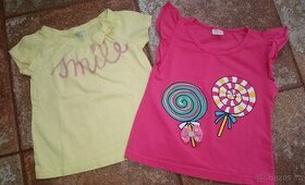 Trička krátký rukáv vel. 86/92