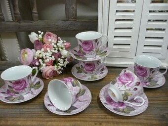 Sada porcelánových hrnečků