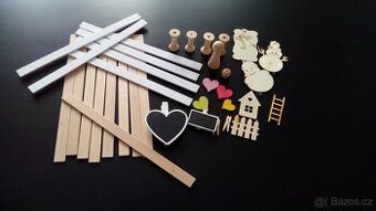 Dřevěné věci,komponenty- tvoření, nové