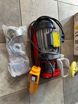 Elektrický lanový zvedák - kočku - 150/250kg