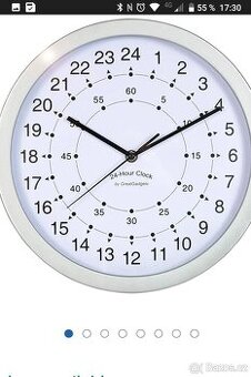 Unikatni detske nastenne hodiny se 24hodinovym cyklem