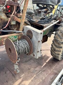 Hydromotor, naviják na traktor domácí výroby, malotraktor