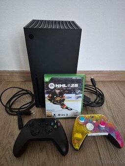 Xbox series X, 2x ovladač + NHL 25