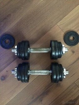 Činky - jednoručky 2x9 kg