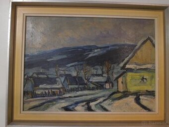 Staré chalupy ,Antonín Šustr, 12.6.1923 3 obrazy