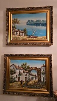 prodám dva originální obrazy - viz foto