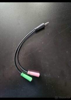 Rozdvojka na sluchátka a mikrofony