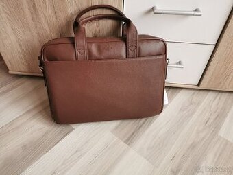 Pánská kožená taška přes rameno Hexagona Tango hnědá