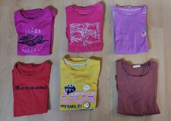 Dívčí tríčka 5x dlouhý rukáv 152/158  Alpine pro / Kugo