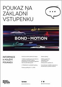 Výstava Bond in Motion