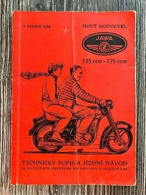 Nový motocykl Jawa ČZ 125ccm - 175ccm ( 1956 )