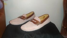 Pohodlné kožené boty polobotky mokasíny vel 42, Fairmount