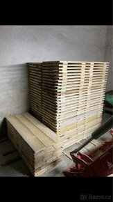 Dřevěné podlážky na trubkové, HAKI lešení
