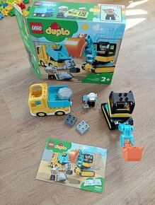 Lego Duplo 10931Náklaďák a pásový bagr