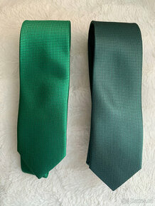 Pánská kravata, zelená