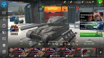 WoT blitz účet