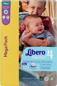 4 balíčky Libero comfort vel 4 plenky Lupilu