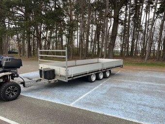 ✅Bržděný přívěs Hulco 3500 kg, 203x505 cm, nová STK ✅