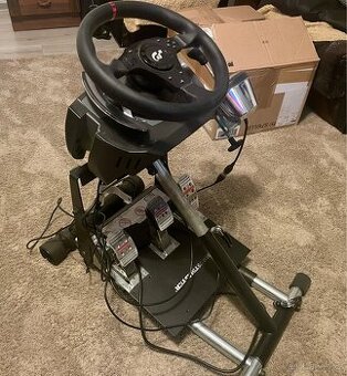 Thrustmaster T500RS + Pedály T3PA Pro + řadící páka