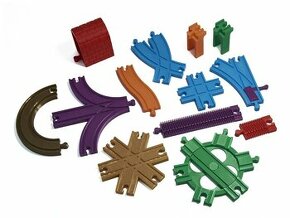 Vláčkodráha a Duplo vláček- doplňky, koleje, mosty a další - 1
