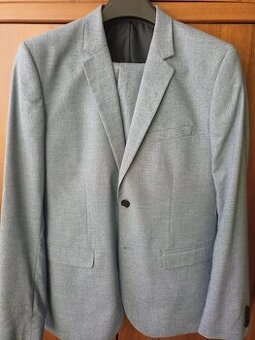 Krásný oblek vel. 52/L zn. H&M