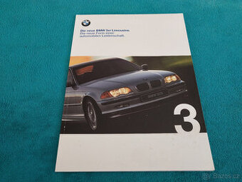 Prospekty BMW 3 E46 Sedan, 1998, 1999, 2000, 2001, německy