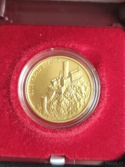 Zlatá mince 5000 Kč Hrad Bezděz 2016 Standard
