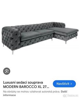 Sedací luxusní souprava PC 50 tisic