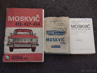 MOSKVIČ, SEZNAM ND, NÁVOD, POPIS, ÚDRŽBA, VÝPRODEJ