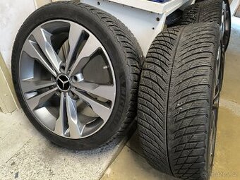 ALU kola Mercedes C 5x112 r18 Originál,zim.pneu98%+TPMS