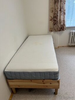 Postel IKEA 90x200 + matrace IKEA 90x200