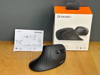 Ergonomická myš Dareu, Bluetooth + USB dongle, NOVÁ