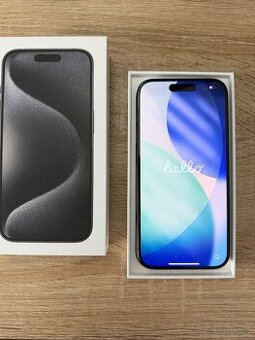 Iphone 15pro 128g black titan