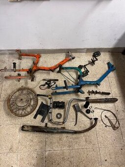 Set dílů vhodných na ND nebo bastl Jawa/ČZ atd - úklid