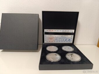 Historie českého národa - sada medailí Ag Proof